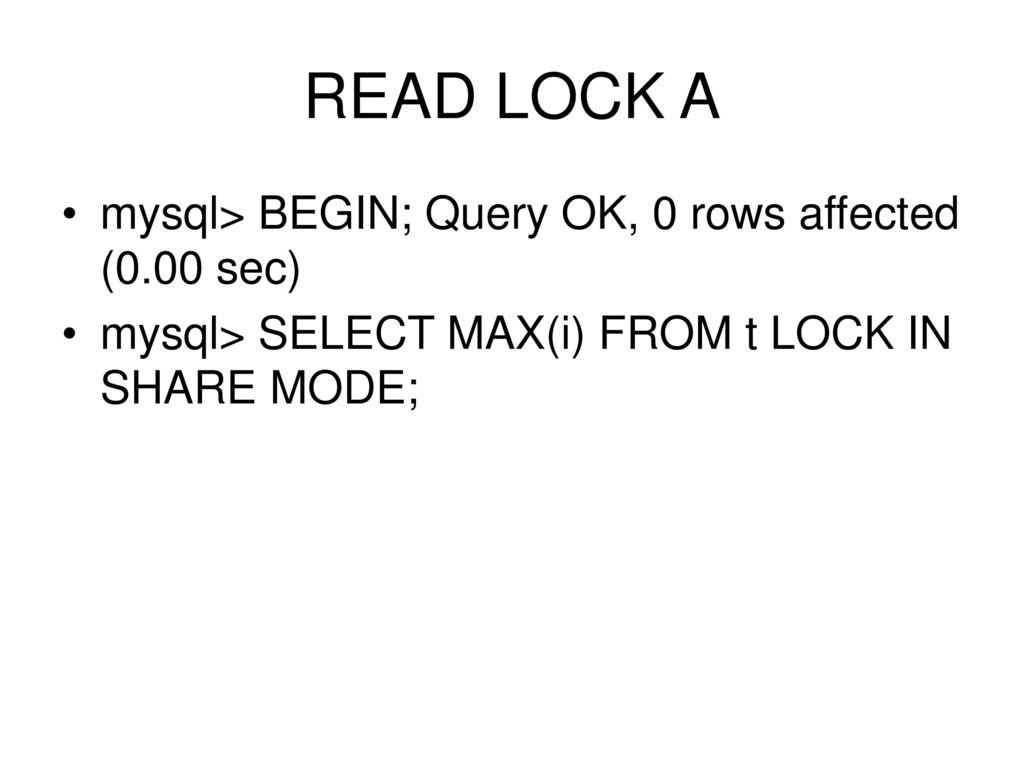 Latihan lock ppt download